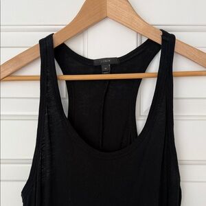 J. Crew Black Racerback Dress